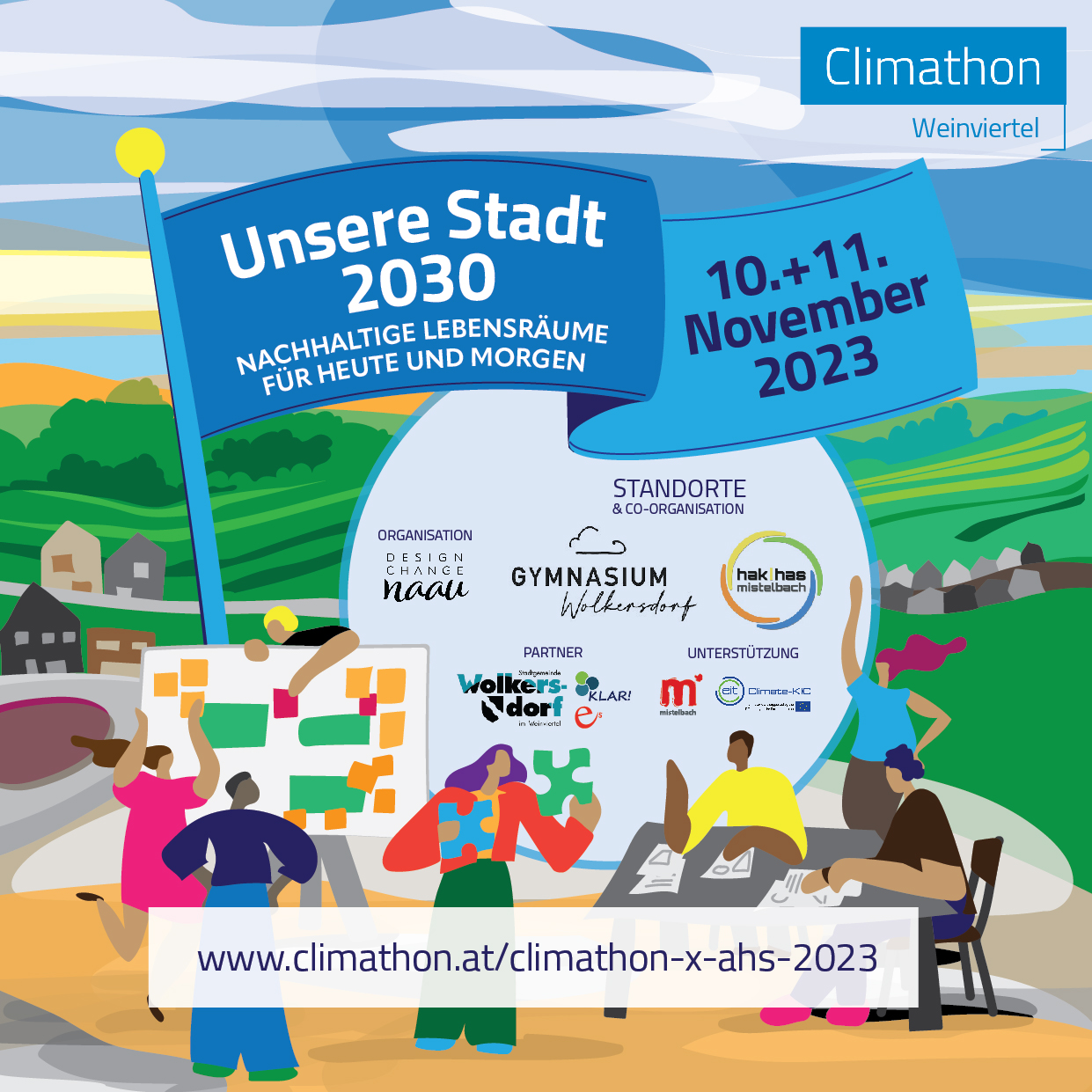 Climathon-Weinviertel-W+M Climathon Weinviertel 2023 Wolkersdorf + Mistelbach