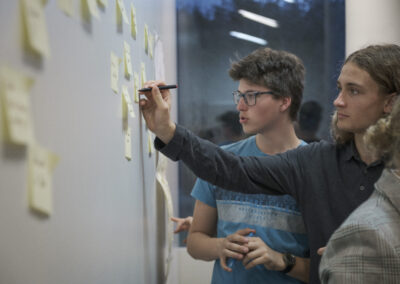 Schüler beim Climathon Deutsch-Wagram 2023