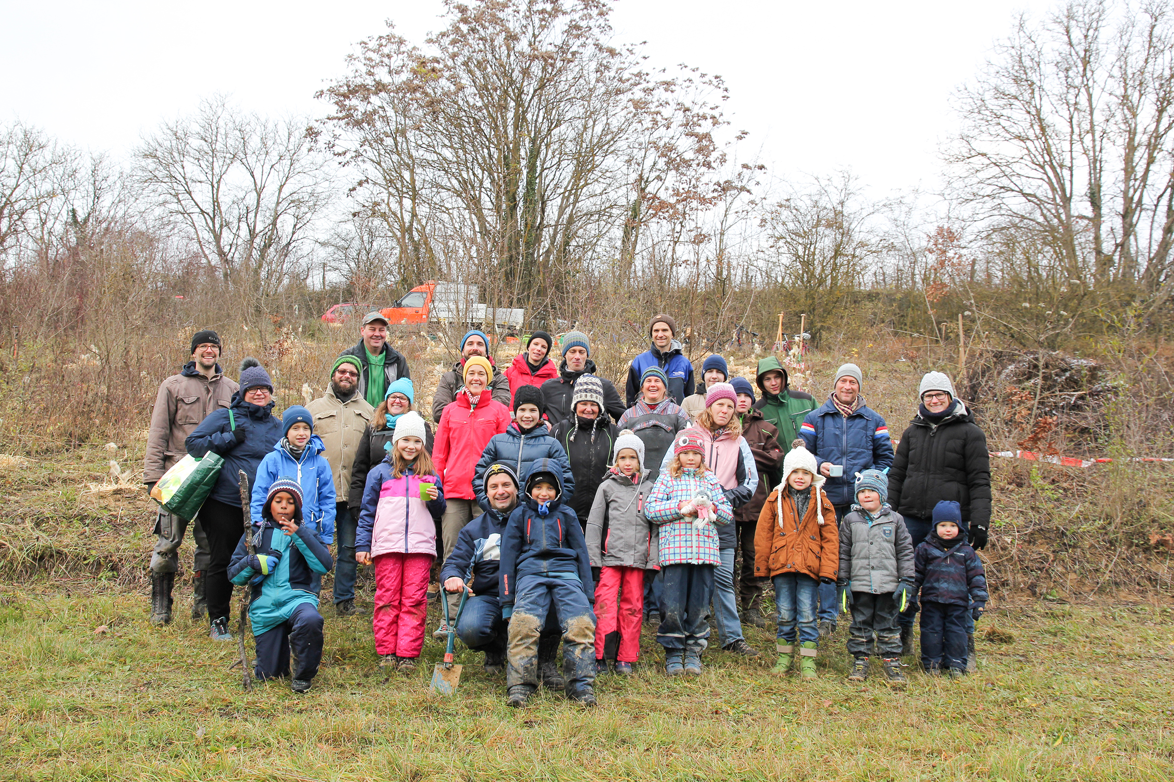 Citizens Forests Wolkersdorf Gruppenbild Pflanzung 2021